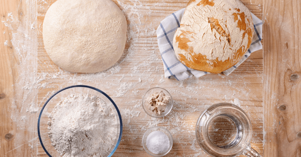 no knead bread ingredients