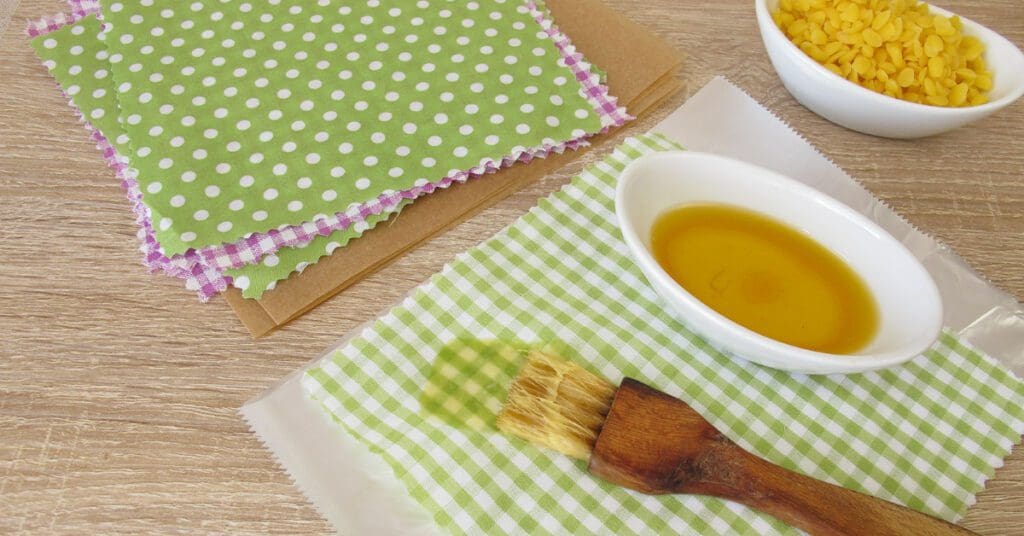 You can make your own beeswax wraps with 100% cotton fabric and some other ingredients. 