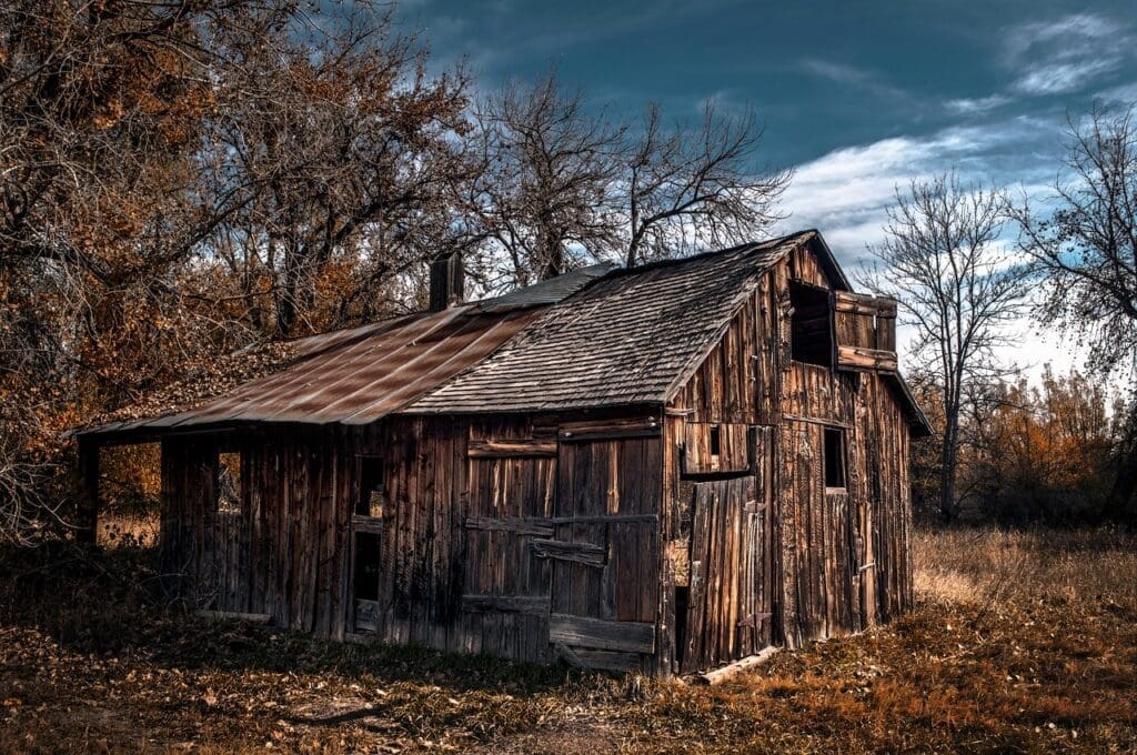 barn, abandoned, farm